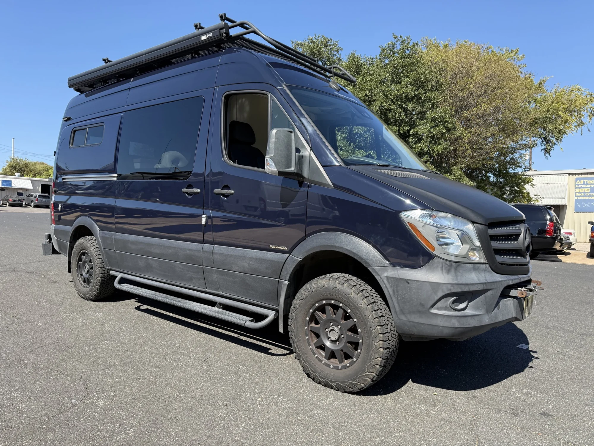 2018 Mercedes Sprinter 2500 144 High Roof 4x4, front three-quarter, driver side