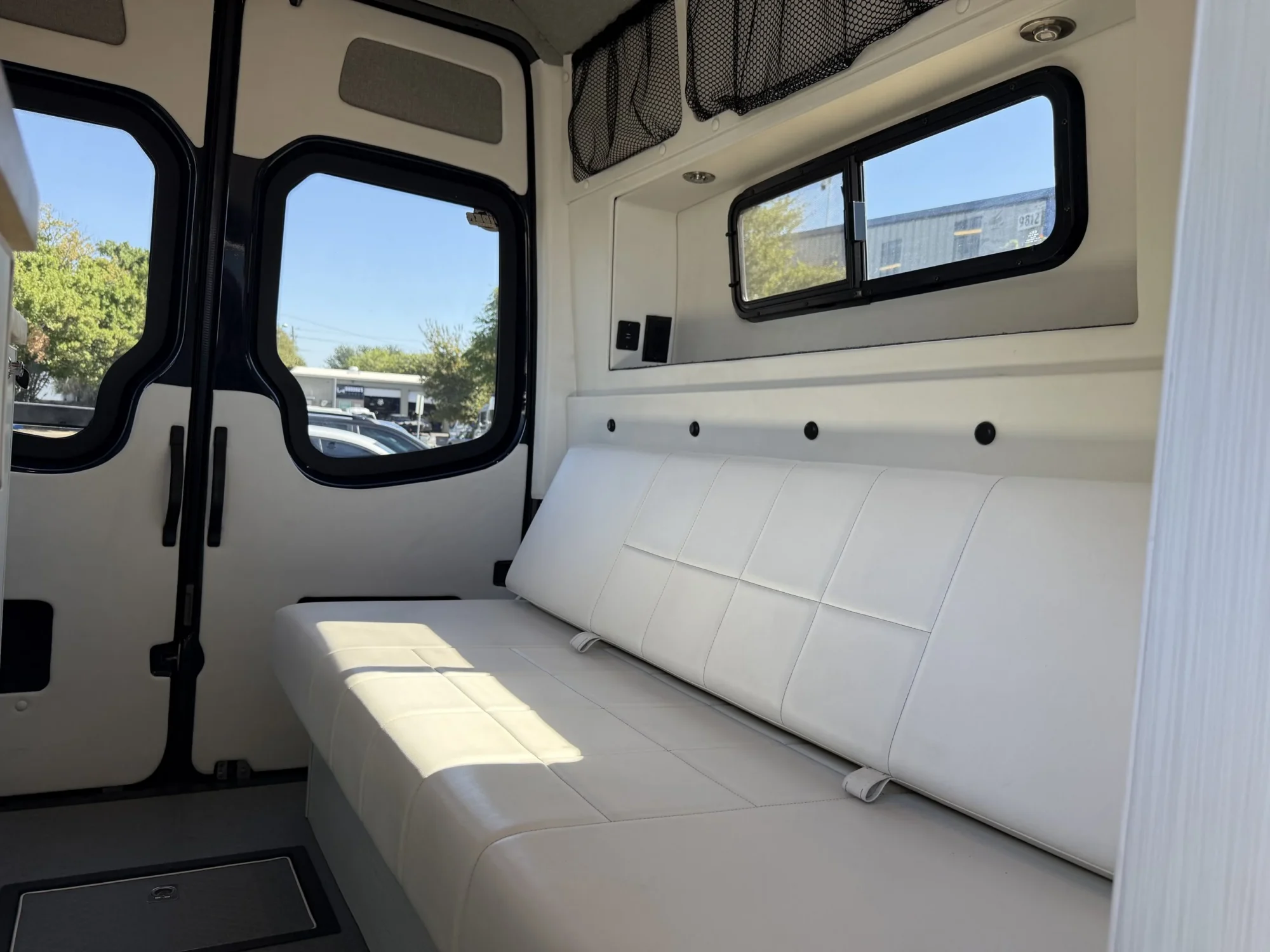 2018 Mercedes Sprinter 2500 144 High Roof 4x4, bench seat and side windows