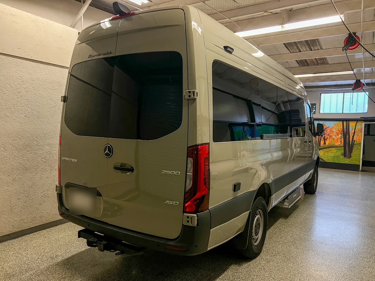 2026 Mercedes Sprinter 170 High Roof AWD Wheelchair Accessible, exterior, rear three-quarter