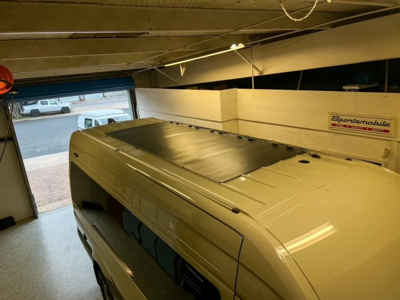 2026 Mercedes Sprinter 170 High Roof AWD Wheelchair Accessible, exterior, roof with flat solar panels