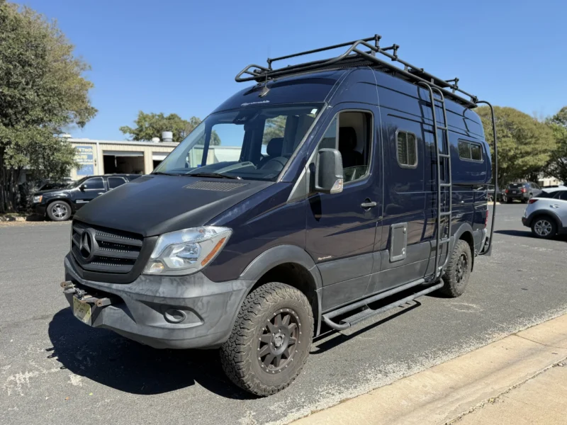 2018 Mercedes Sprinter 2500 144 High Roof 4x4, front three-quarter, passenger side