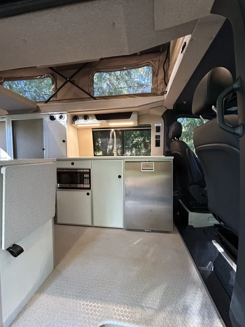 New 2022 Sprinter 2500 144 4x4 RB-150S, interior through sliding door