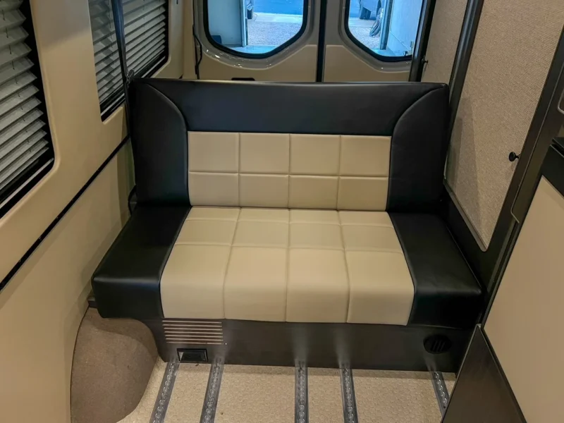2026 Mercedes Sprinter 170 High Roof AWD Wheelchair Accessible, interior, 3/4 sofa