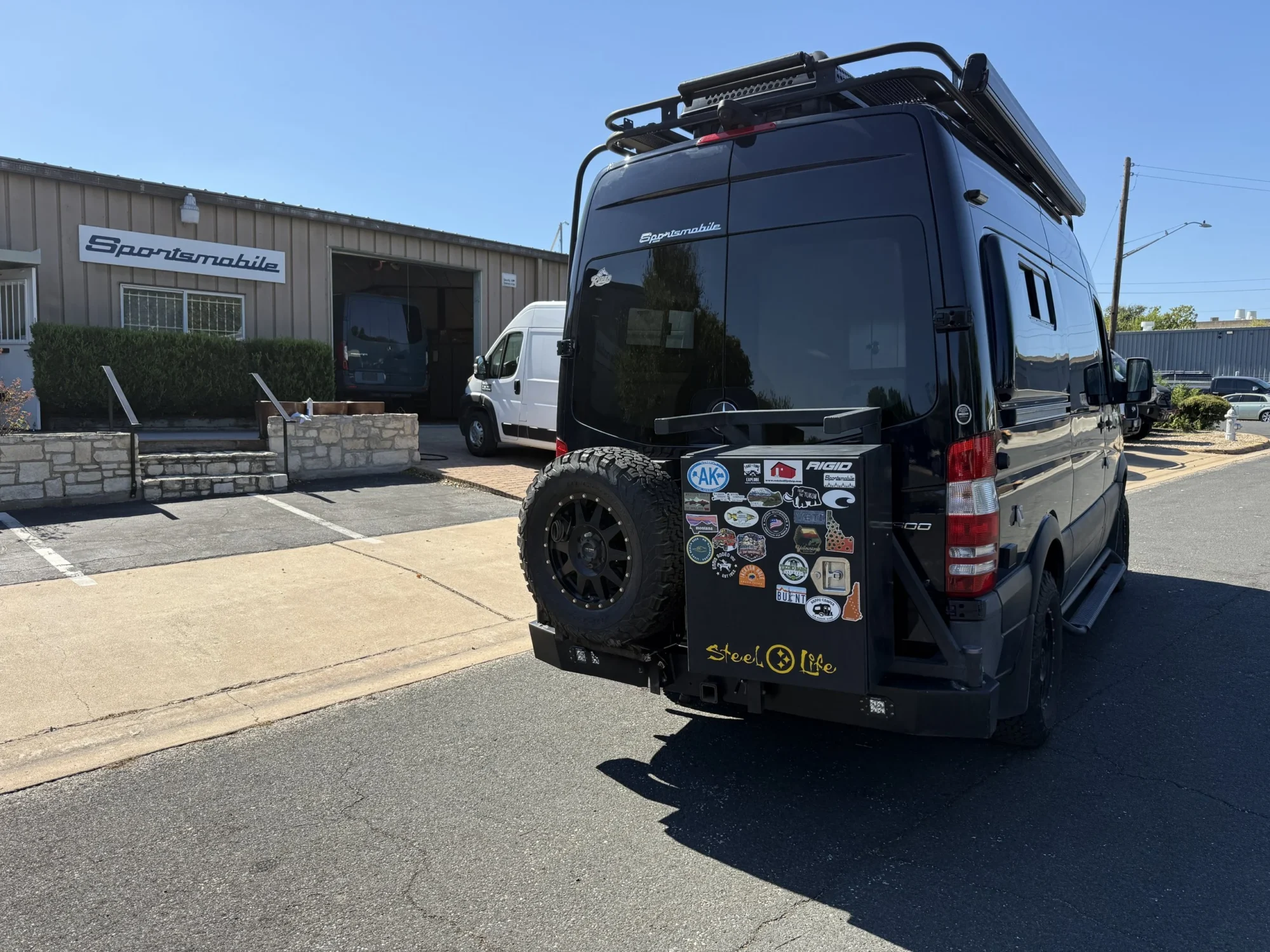 2018 Mercedes Sprinter 2500 144 High Roof 4x4, rear with Aluminess bumper