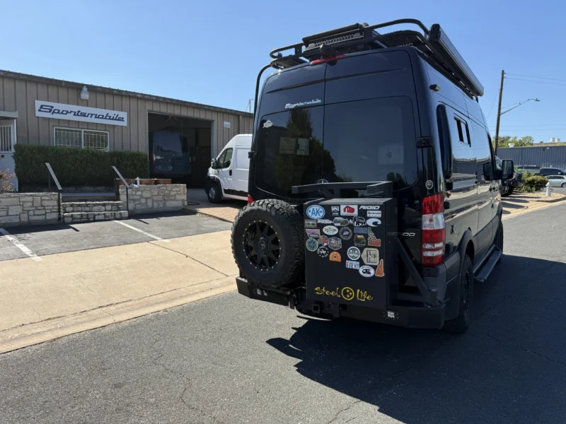 2018 Mercedes Sprinter 2500 144 High Roof 4x4, rear with Aluminess bumper