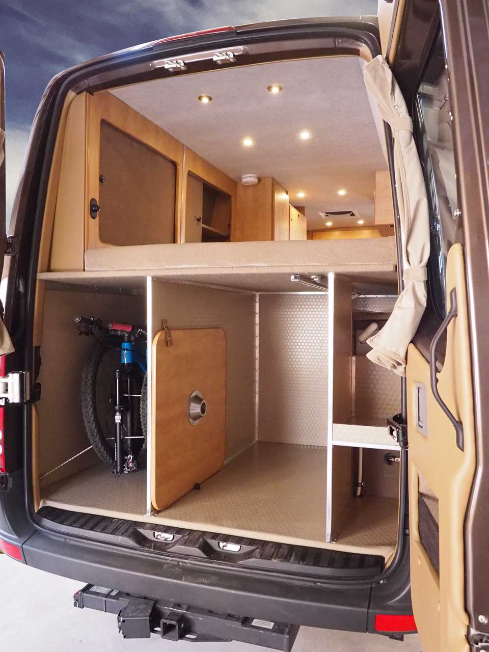 #60 Sprinter 4x4 Camper Van Conversion + Platform Bed + Upgrades