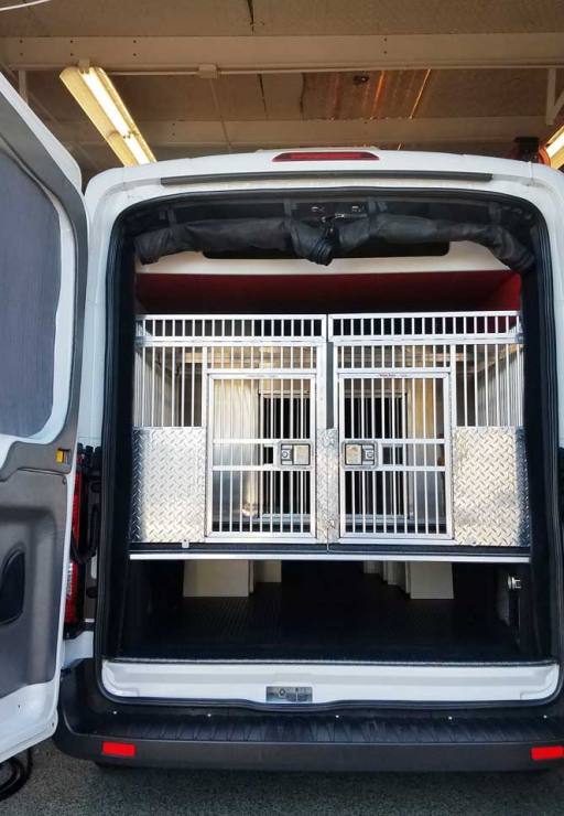 Sportsmobile Van for Dogs exterior view.