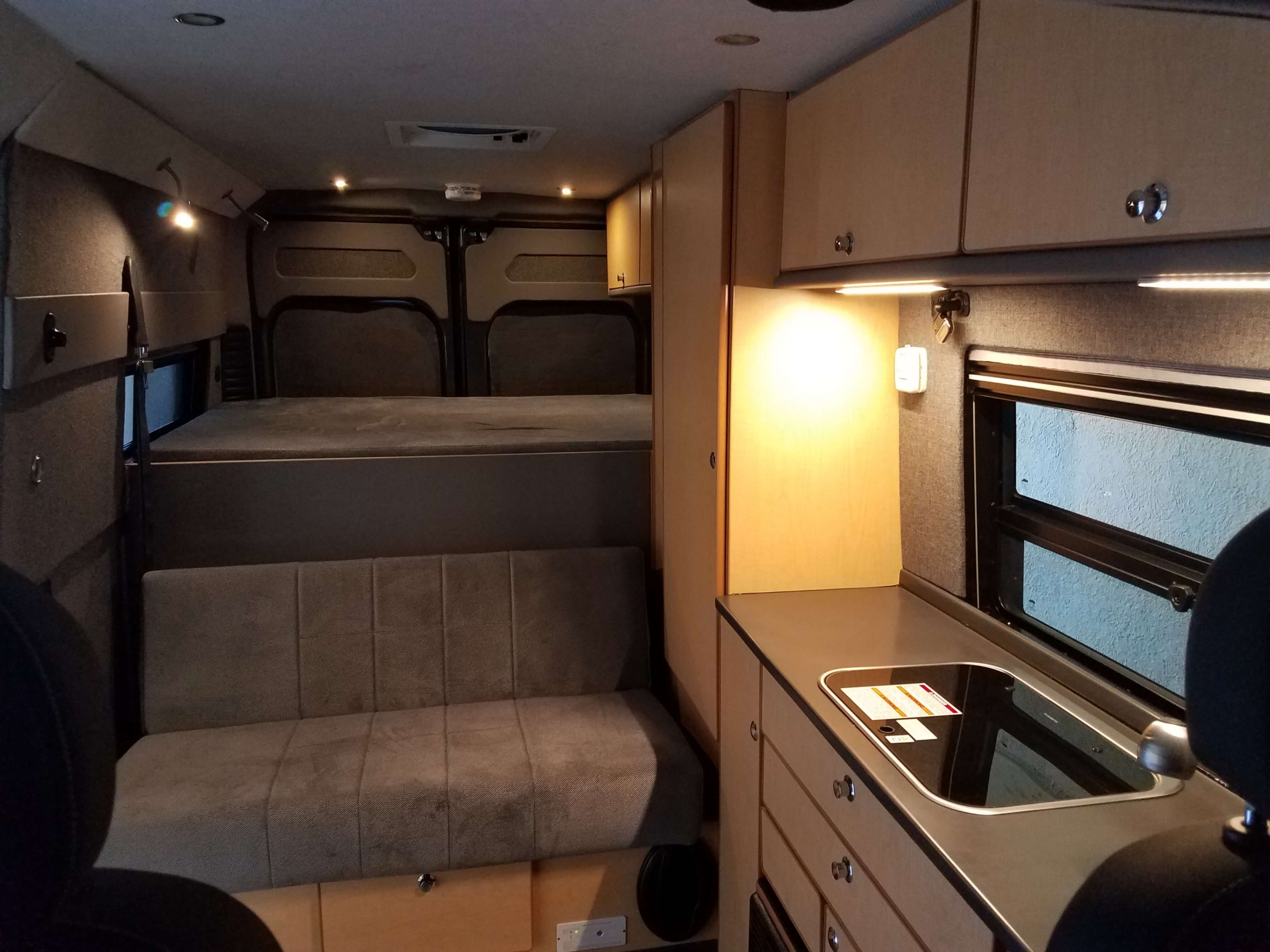 Promaster EB + Platform Bed