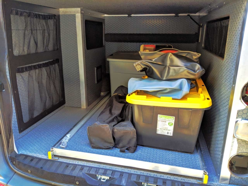 Plenty of rear storage for cargo and more.