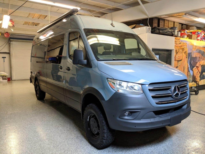 Sprinter Camper Van with Dinette and Platform Bed