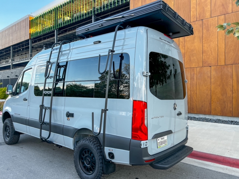 Mercedes Sprinter 144 high-roof Roofnest camper van