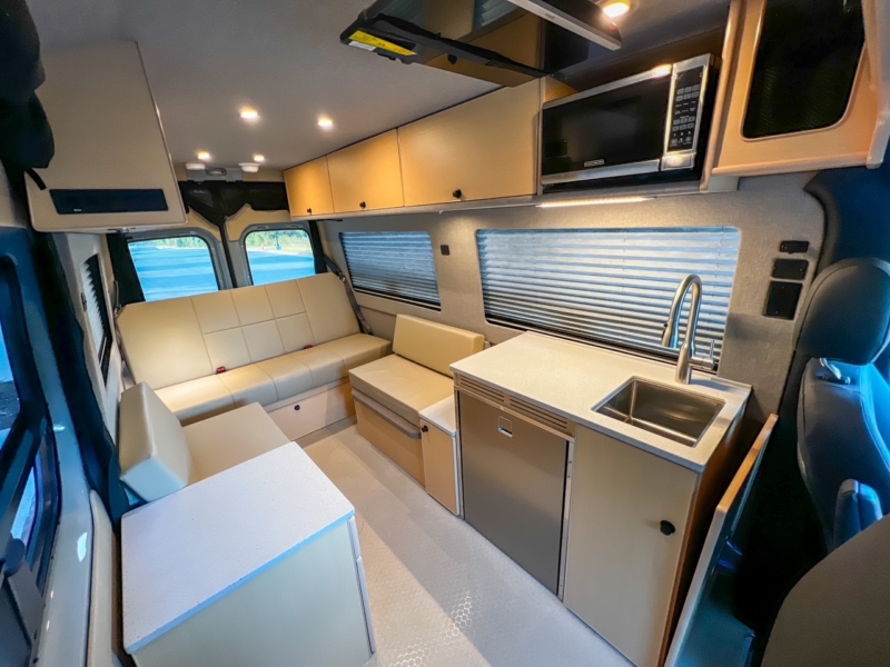 Mercedes Sprinter 144 high-roof Roofnest camper van