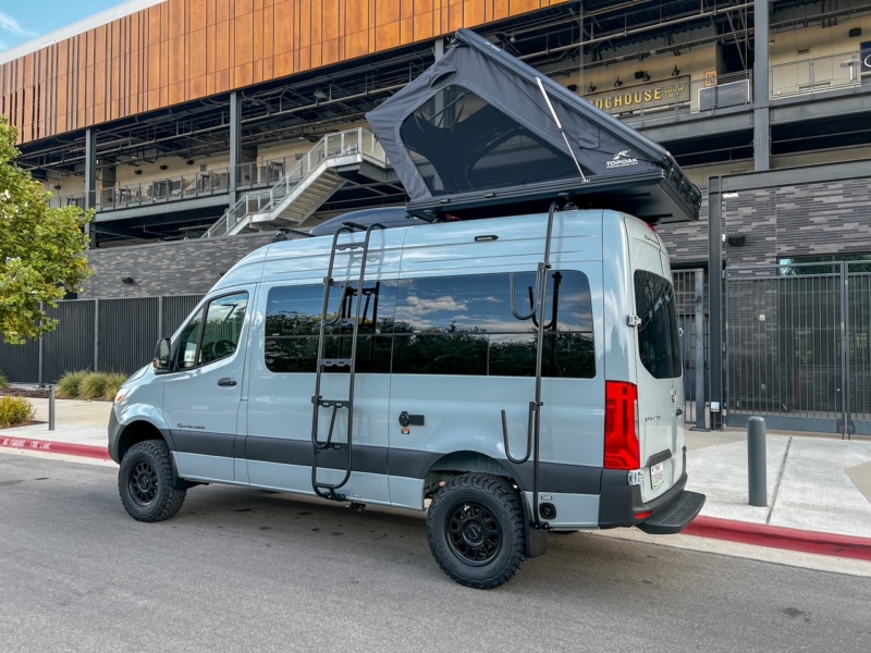 Mercedes Sprinter 144 high-roof Roofnest camper van