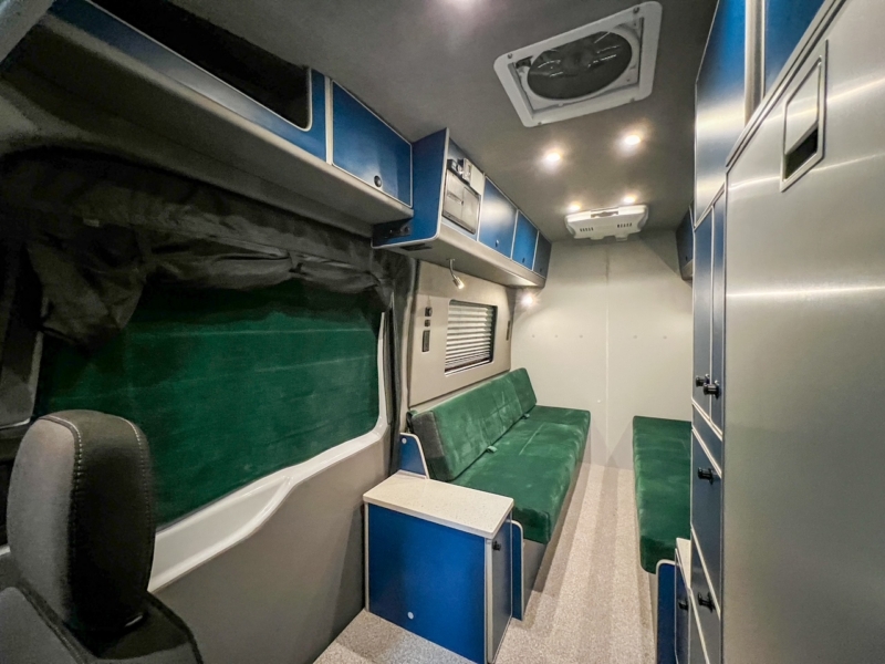 Ford Transit 148 high-roof rear dinette camper van