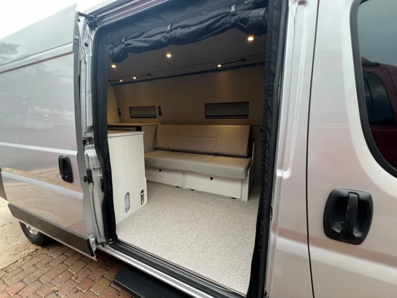 Ram ProMaster long-body high-roof camper van with full shower