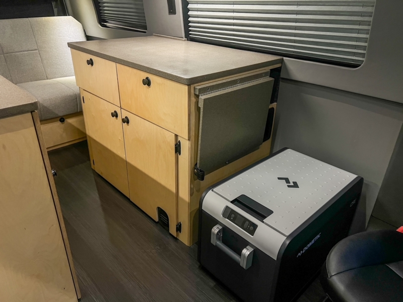 Ford Transit 130 low-roof penthouse camper van