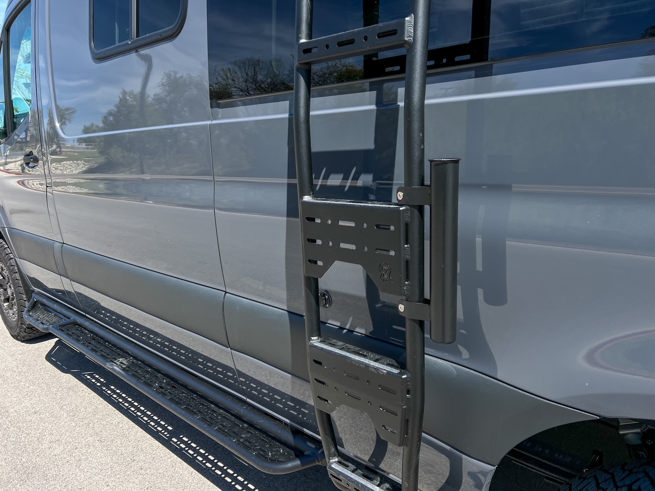 Mercedes Sprinter 170 high-roof platform bed camper van
