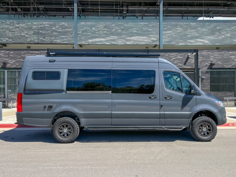 Mercedes Sprinter 170 high-roof platform bed camper van