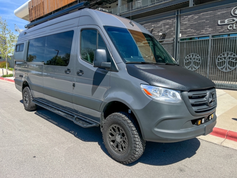 Mercedes Sprinter 170 high-roof platform bed camper van