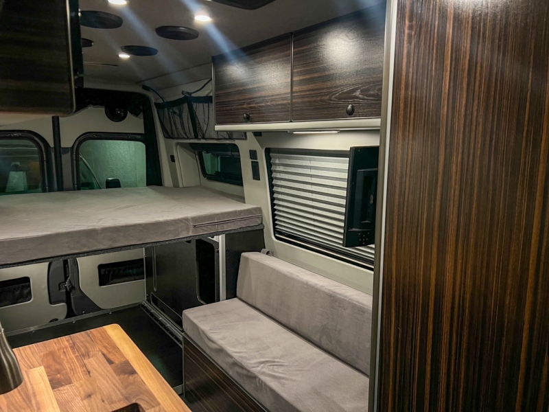 Mercedes Sprinter 170 high-roof platform bed camper van