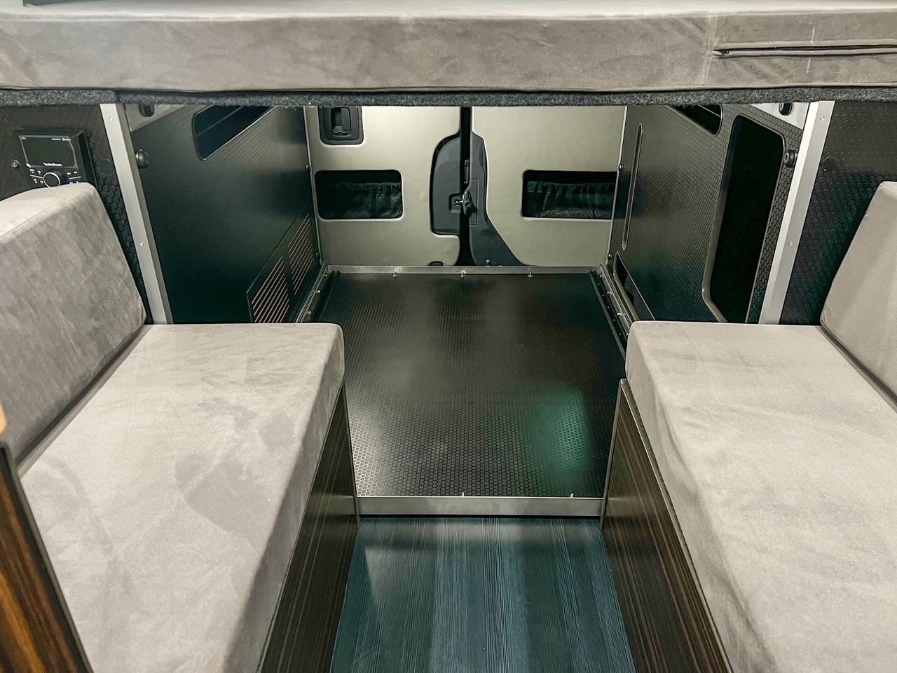Mercedes Sprinter 170 high-roof platform bed camper van