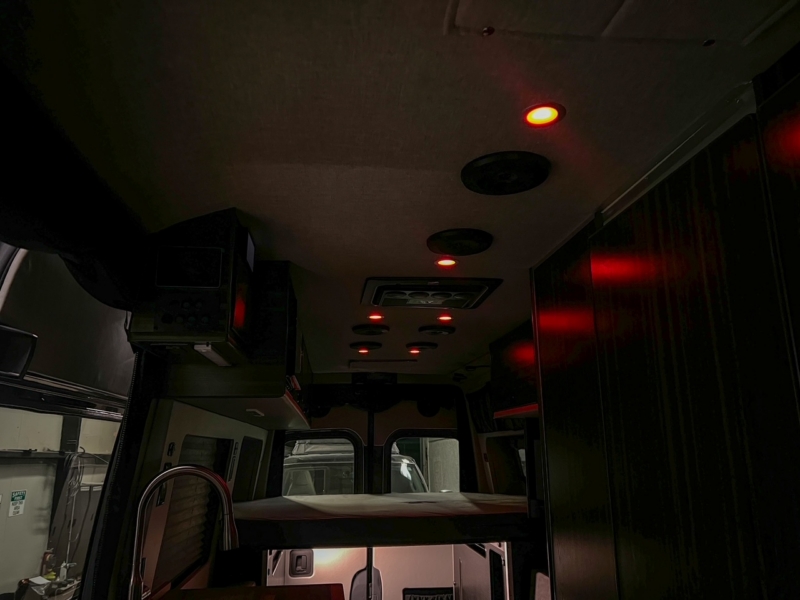 Mercedes Sprinter 170 high-roof platform bed camper van