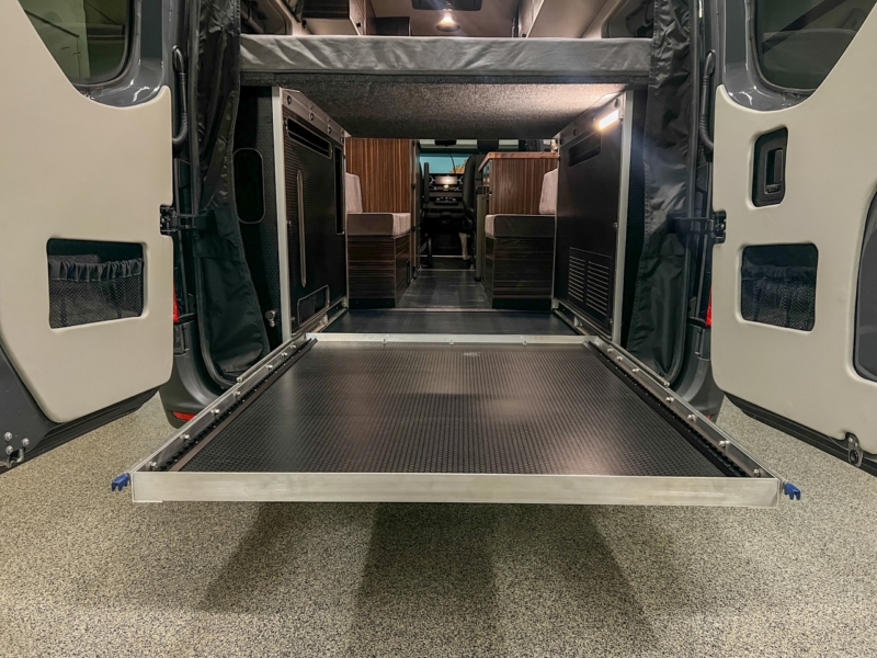 Mercedes Sprinter 170 high-roof platform bed camper van