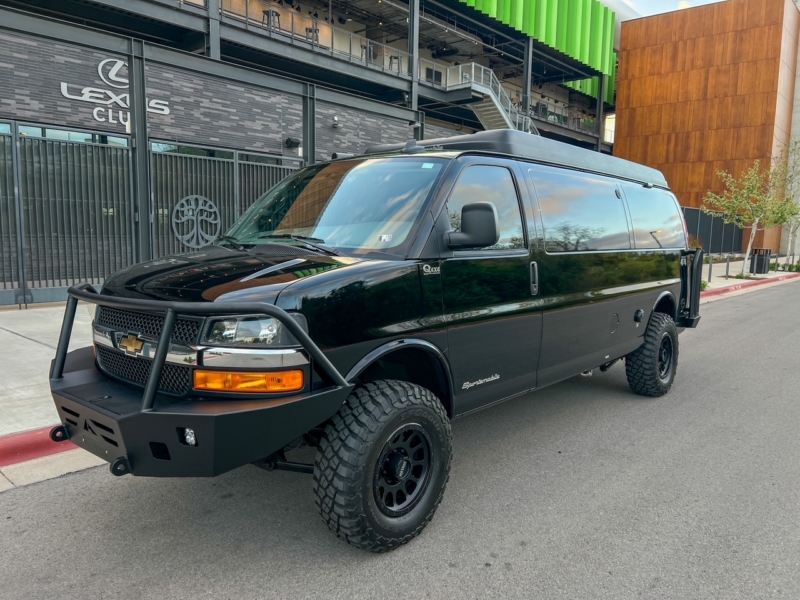 Chevy Express Quigley 4x4 penthouse camper van