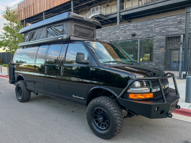 Chevy Express Quigley 4x4 penthouse camper van