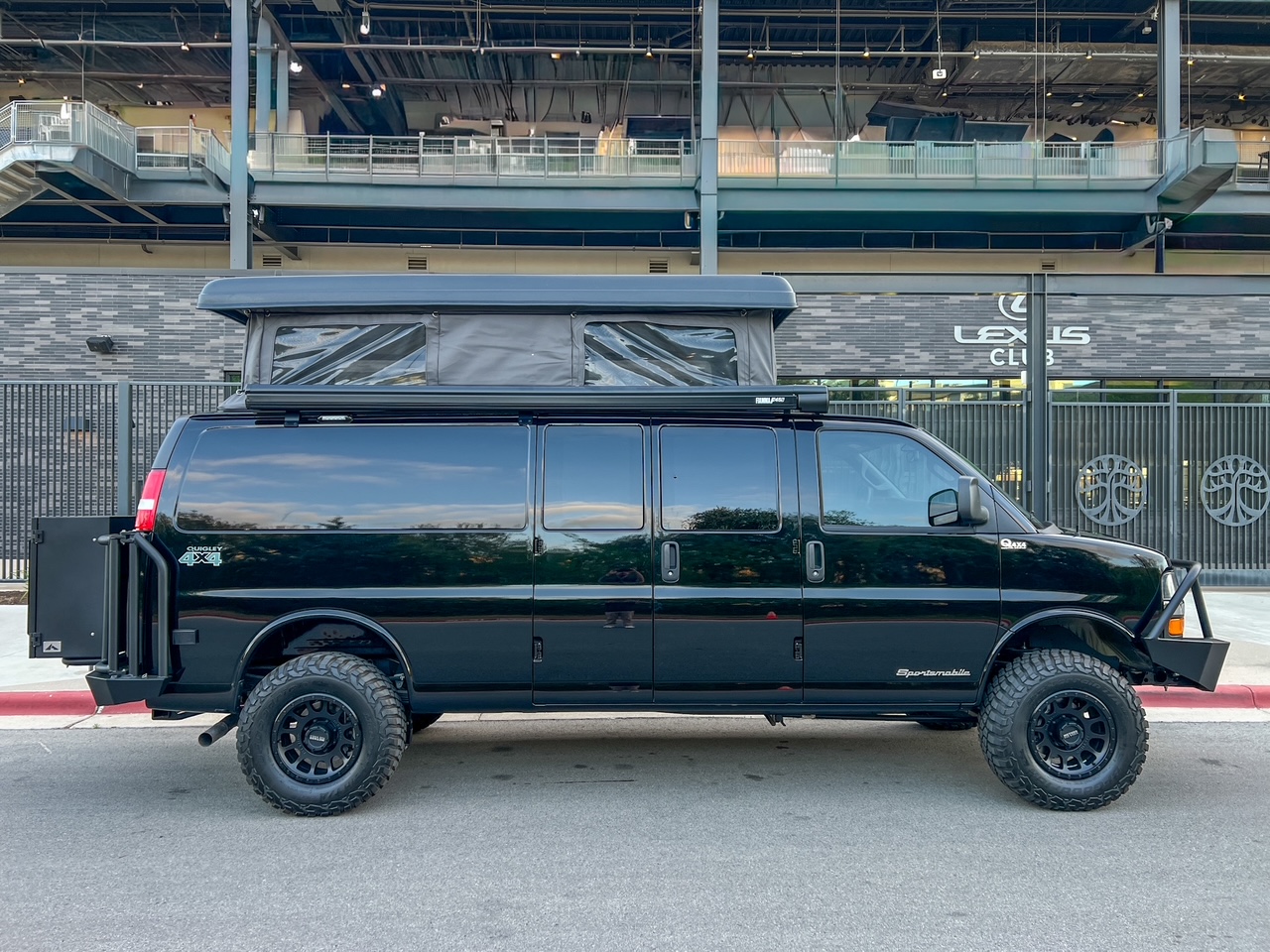 Chevy Express Quigley 4x4 penthouse camper van