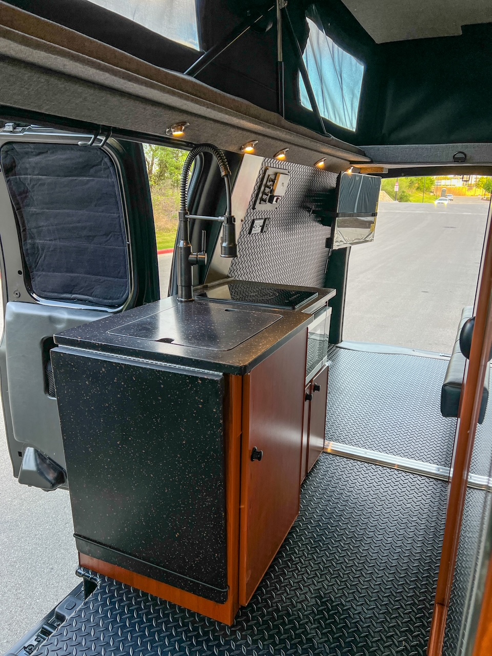Chevy Express Quigley 4x4 penthouse camper van