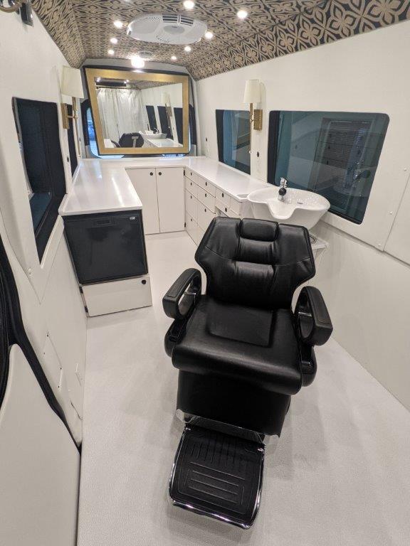 Sportsmobile salon conversion