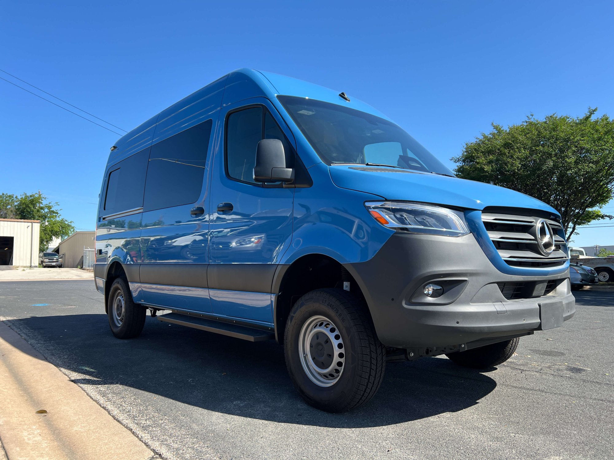 Sprinter Sportsmobile Camper Van in Brilliant Blue