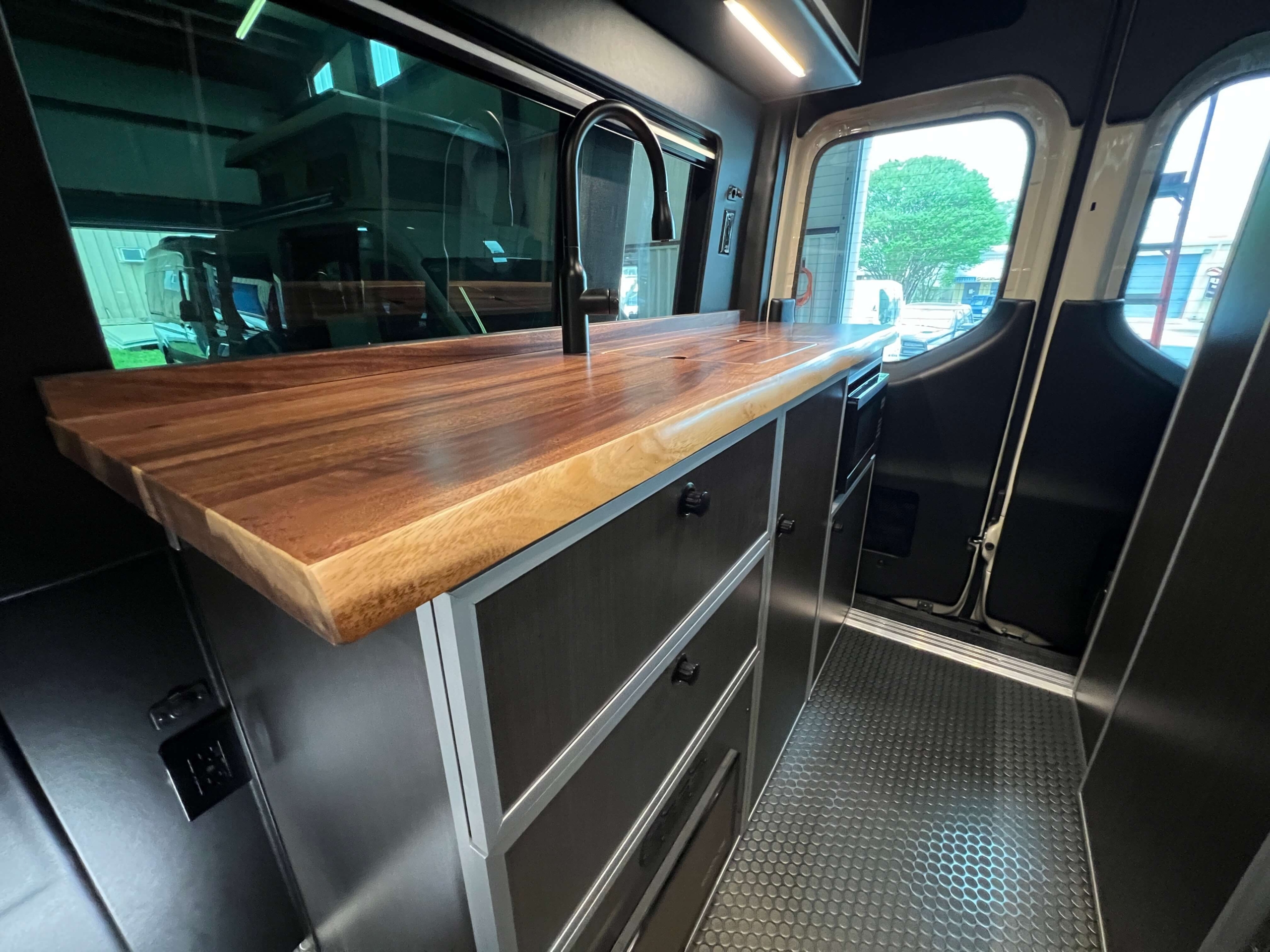 Sprinter 144 with Butcher Block Counter - Sportsmobile