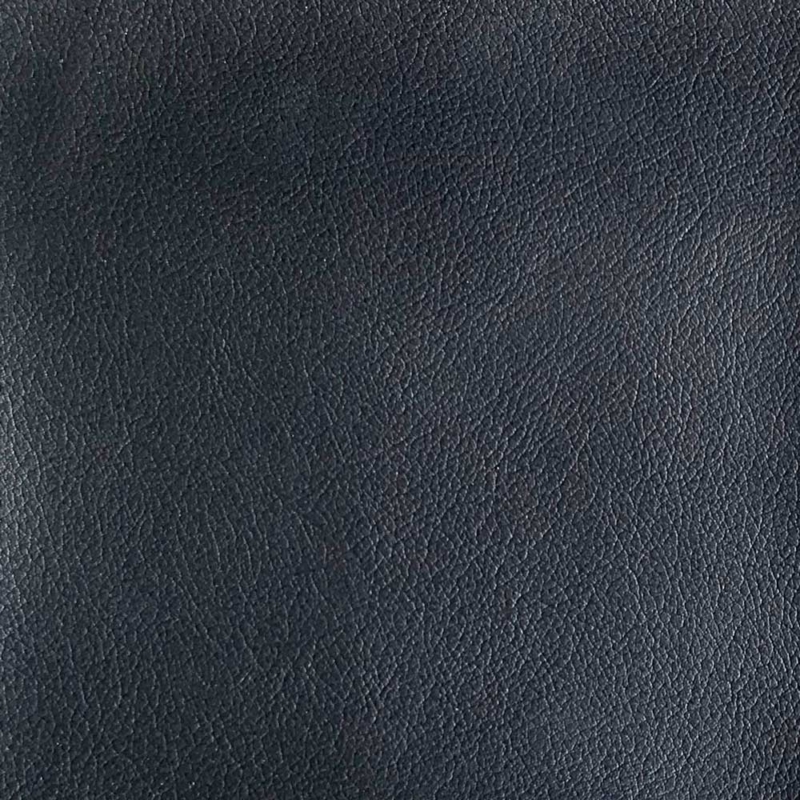 Black vinyl leather material example.