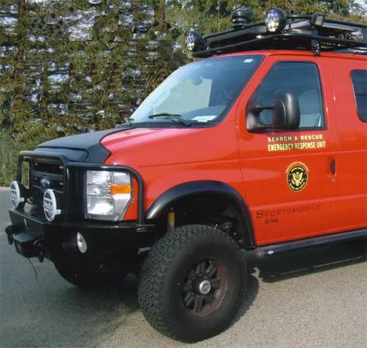 Conversion Example - Emergency Vehicles - Sportsmobile Search & Rescue Vehicles