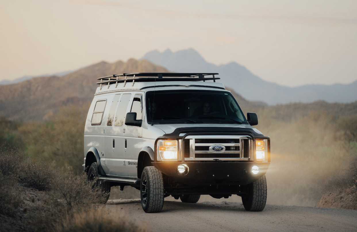 White 2008 Ford Quigley 4x4.