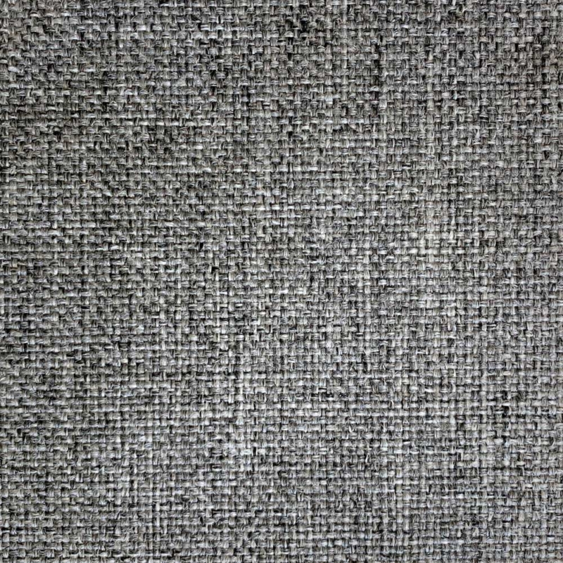 Dark grey interweave upholstery material example.
