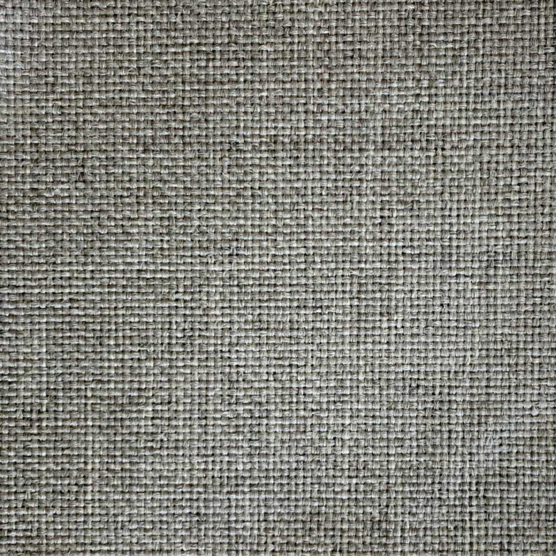 Light grey interweave upholstery material example.